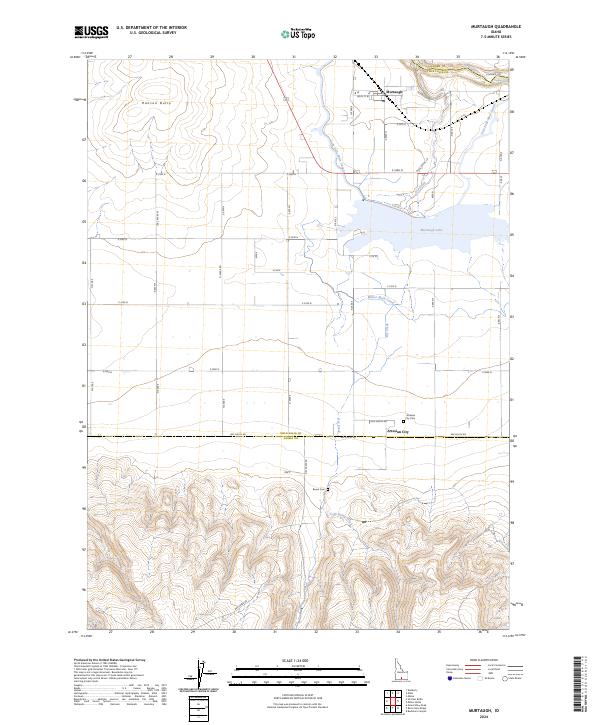 USGS Topographic Map – Murtaugh
