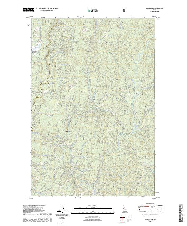 USGS Topographic Map – Musselshell