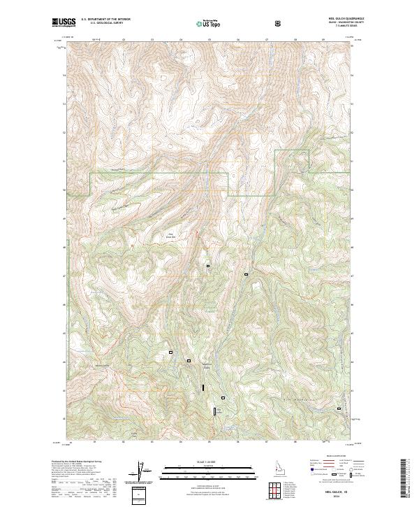 USGS Topographic Map – Neil Gulch