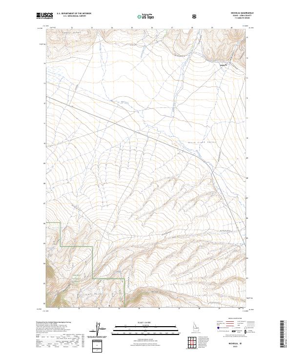 USGS Topographic Map – Nicholia