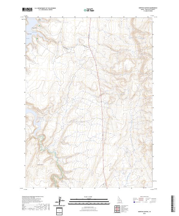 USGS Topographic Map – Norton Canyon