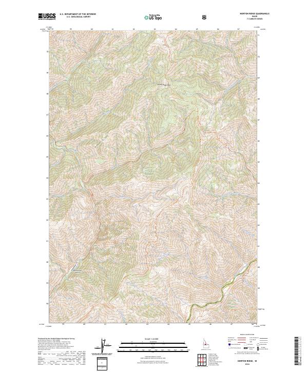 USGS Topographic Map – Norton Ridge