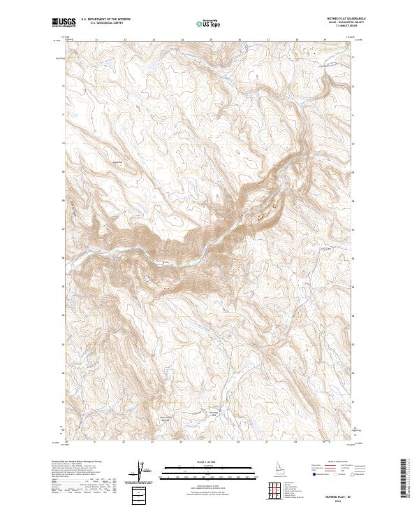 USGS Topographic Map – Nutmeg Flat