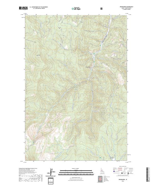 USGS Topographic Map – Orogrande