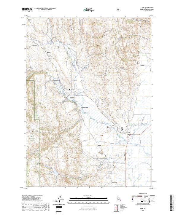 USGS Topographic Map – Ovid