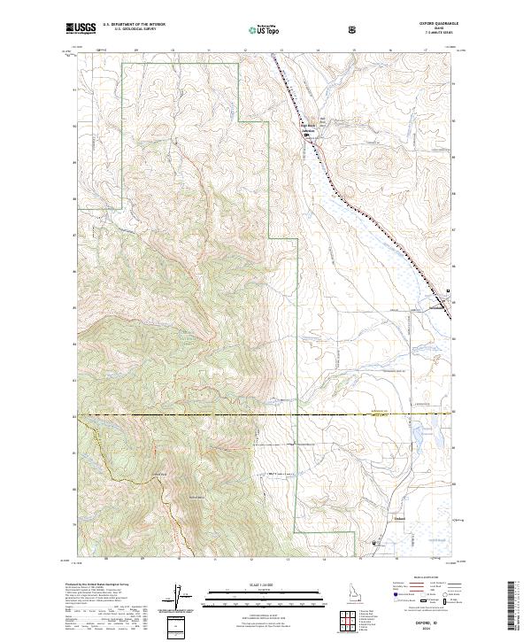 USGS Topographic Map – Oxford