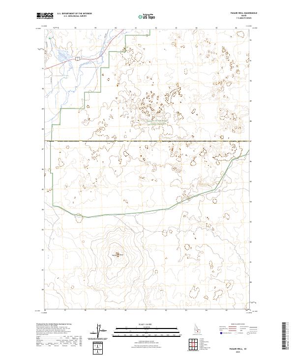 USGS Topographic Map – Pagari Well