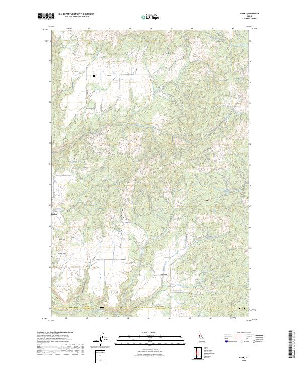 USGS Topographic Map – Park