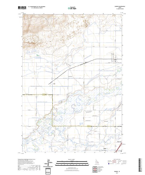USGS Topographic Map – Parker