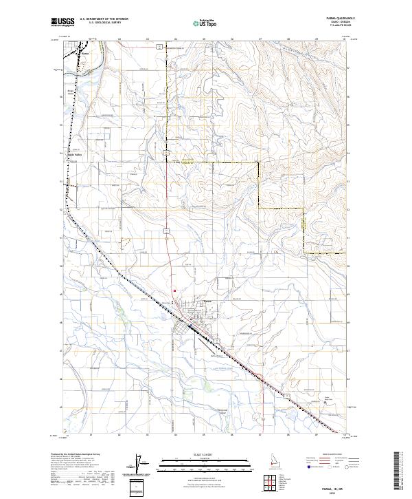 USGS Topographic Map – Parma