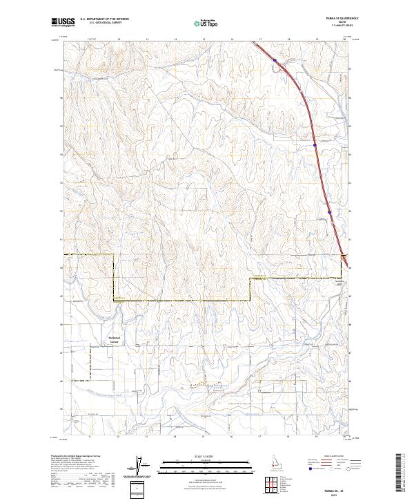USGS Topographic Map – Parma SE