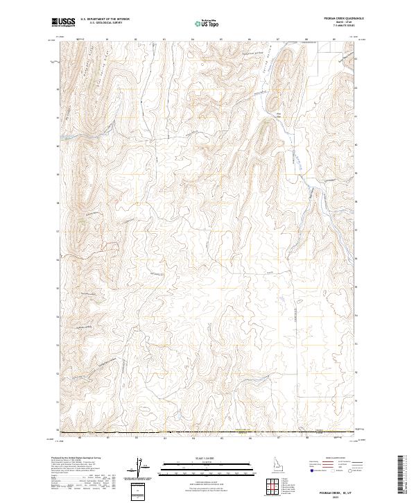 USGS Topographic Map – Pegram Creek