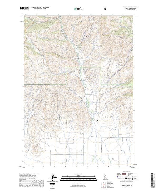 USGS Topographic Map – Phillips Creek