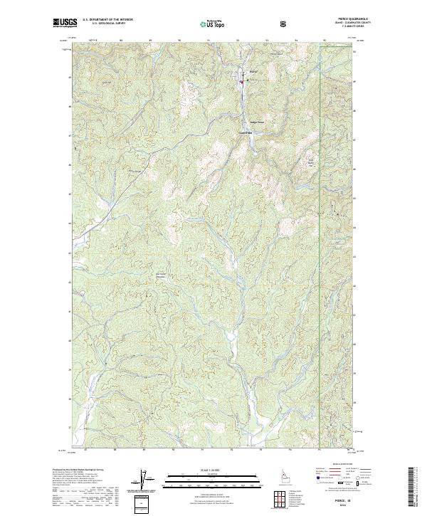 USGS Topographic Map – Pierce