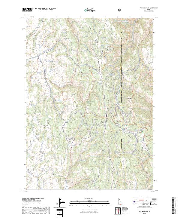 USGS Topographic Map – Pike Mountain