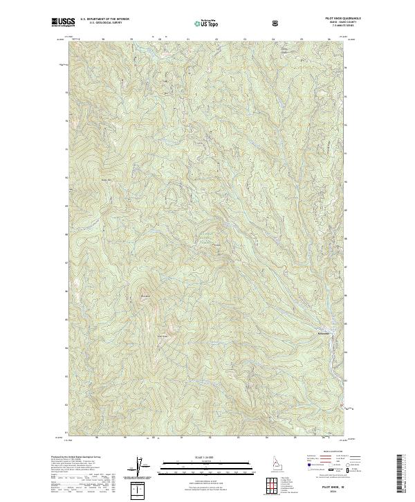 USGS Topographic Map – Pilot Knob