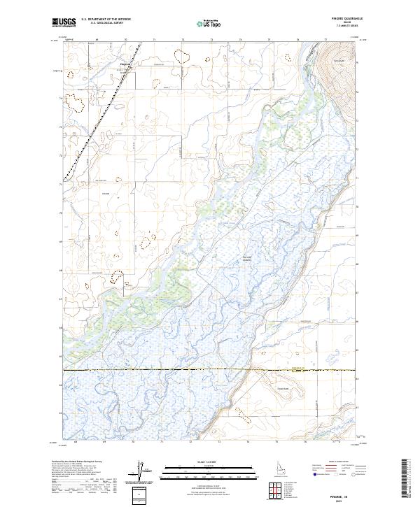 USGS Topographic Map – Pingree