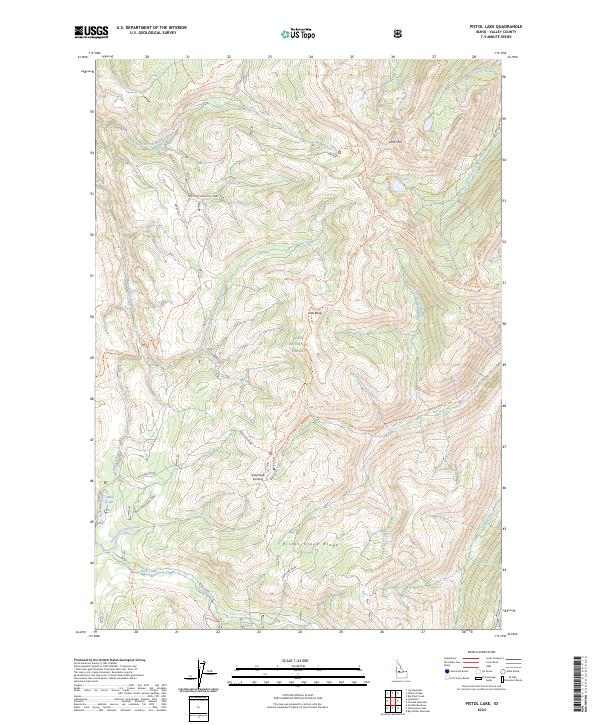 USGS Topographic Map – Pistol Lake