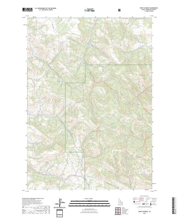 USGS Topographic Map – Point Lookout