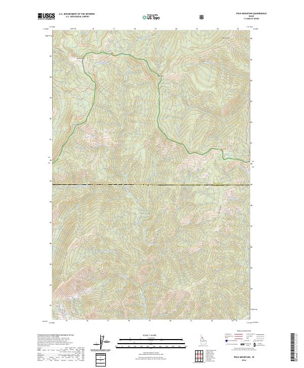 USGS Topographic Map – Pole Mountain