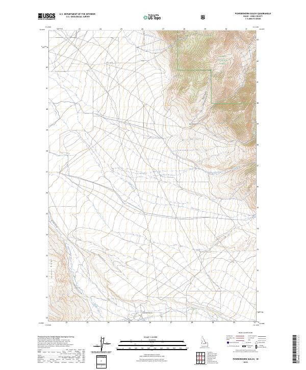 USGS Topographic Map – Powderhorn Gulch