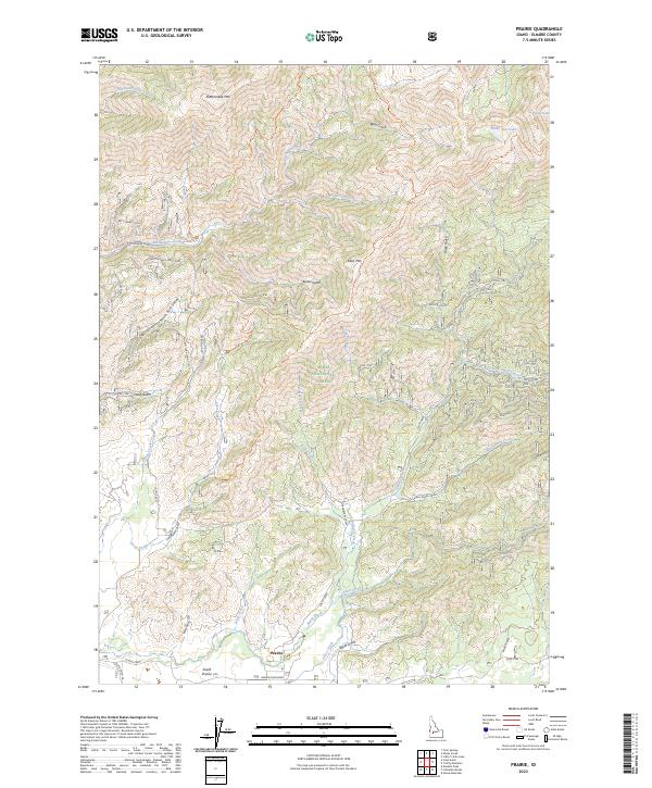 USGS Topographic Map – Prairie