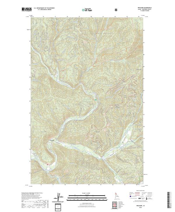 USGS Topographic Map – Prichard