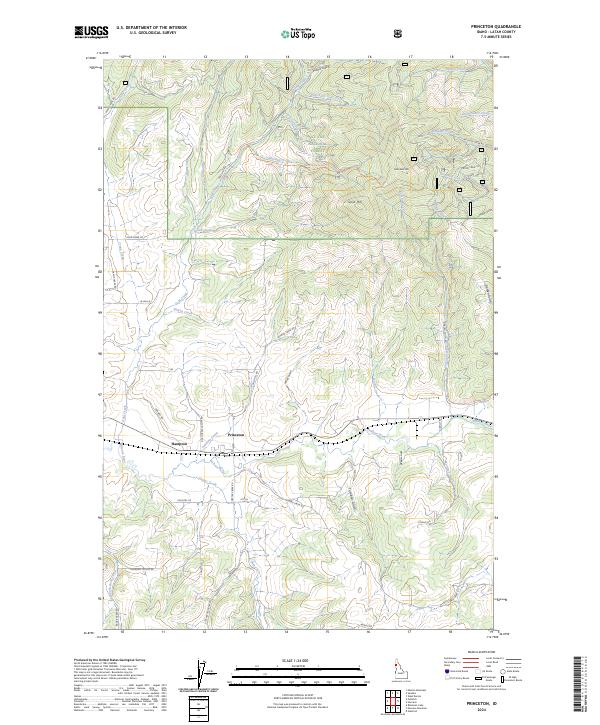 USGS Topographic Map – Princeton