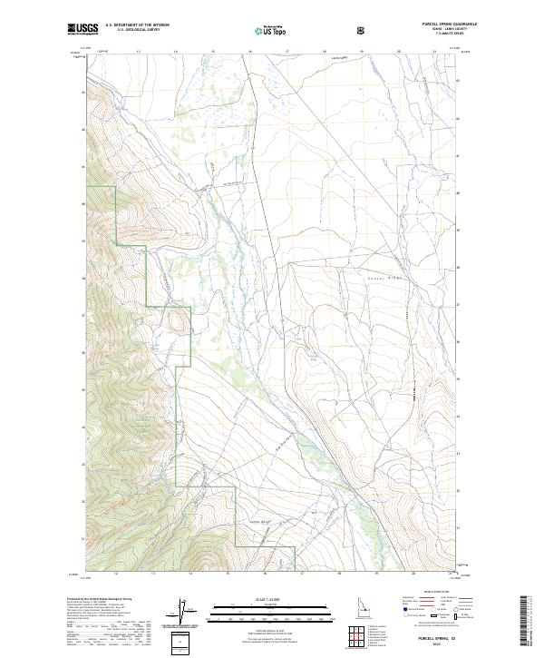 USGS Topographic Map – Purcell Spring