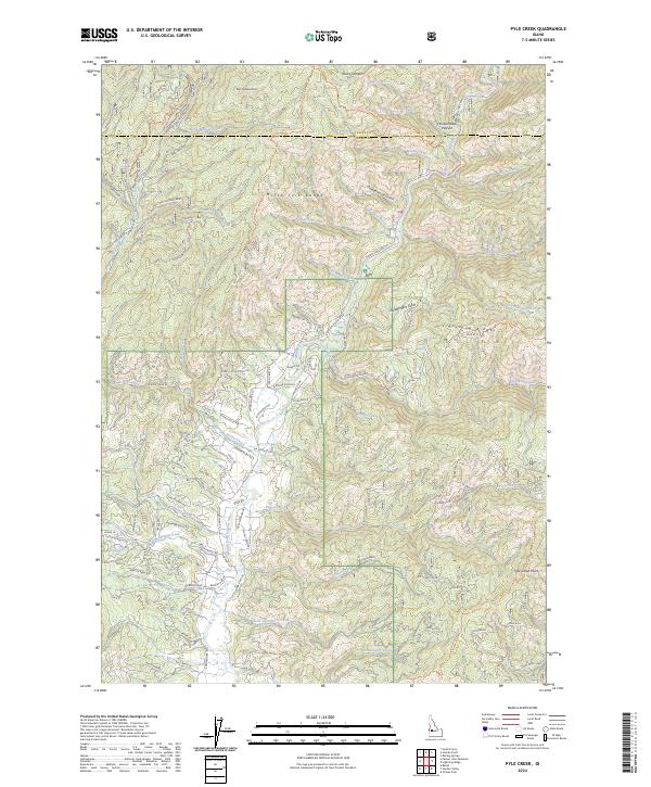 USGS Topographic Map – Pyle Creek
