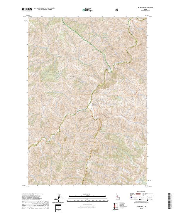 USGS Topographic Map – Ramey Hill
