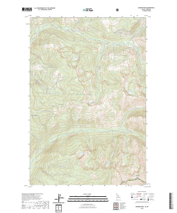 USGS Topographic Map – Ranger Peak