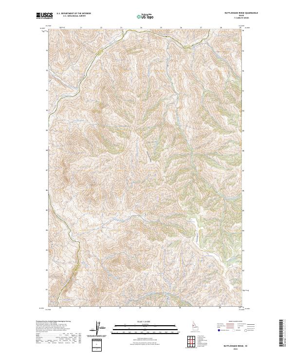 USGS Topographic Map – Rattlesnake Ridge