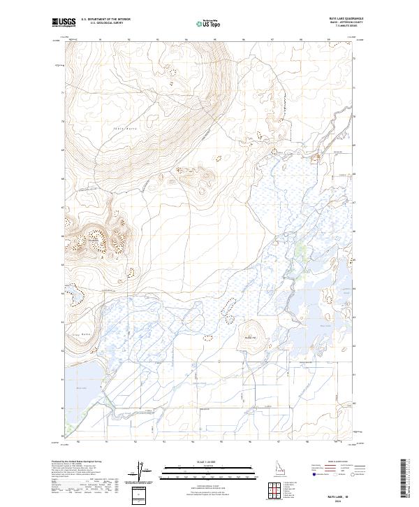 USGS Topographic Map – Rays Lake