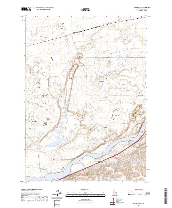 USGS Topographic Map – Register Rock