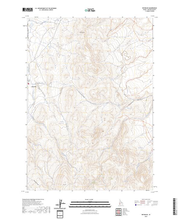 USGS Topographic Map – Reynolds