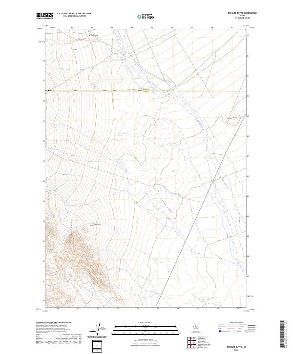 USGS Topographic Map – Richard Butte