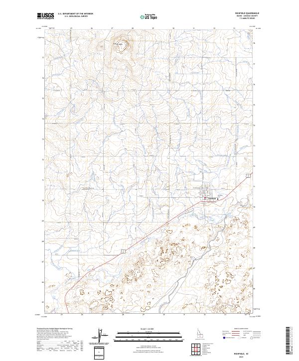 USGS Topographic Map – Richfield