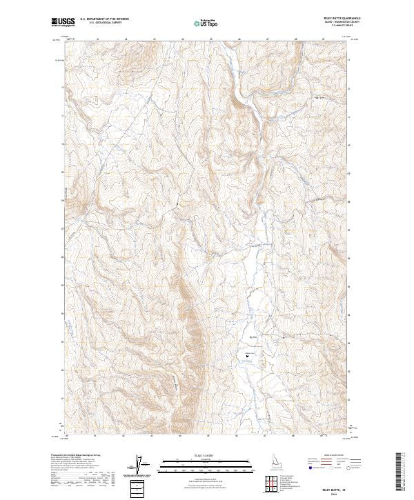 USGS Topographic Map – Riley Butte
