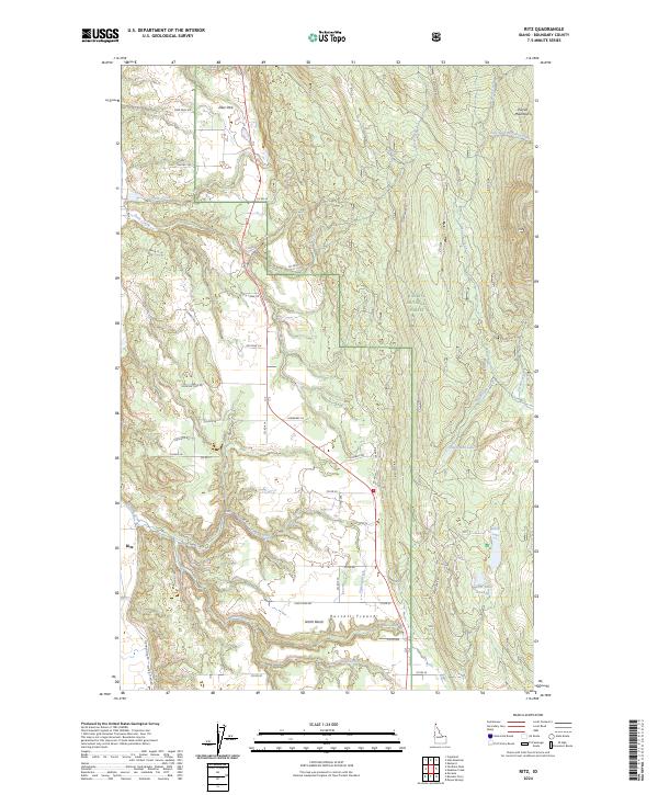 USGS Topographic Map – Ritz