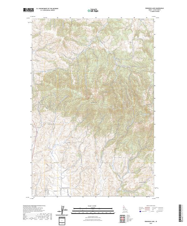 USGS Topographic Map – Robinson Lake