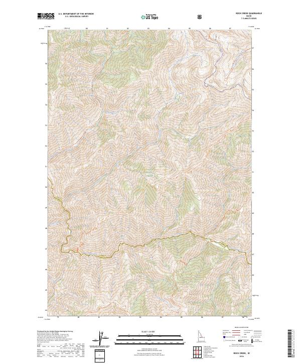 USGS Topographic Map – Rock Creek