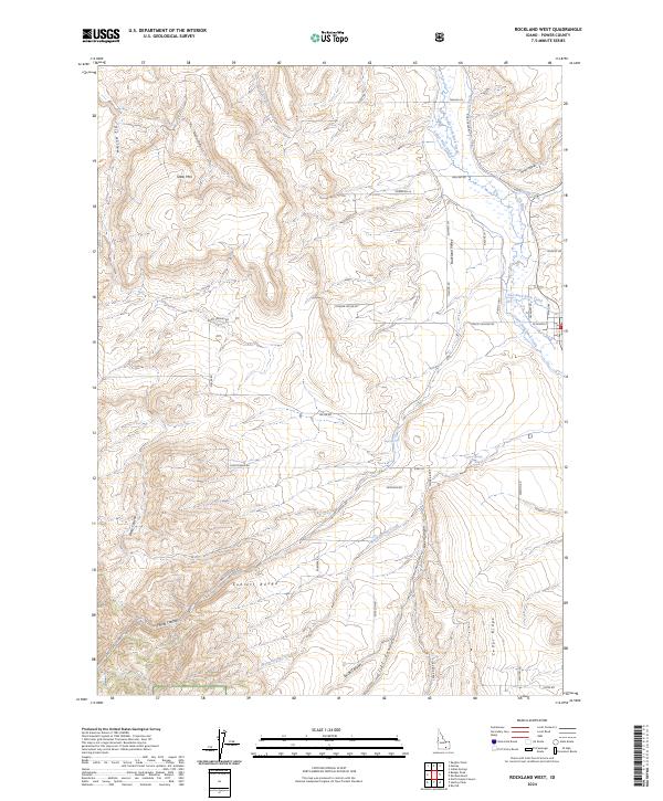USGS Topographic Map – Rockland West