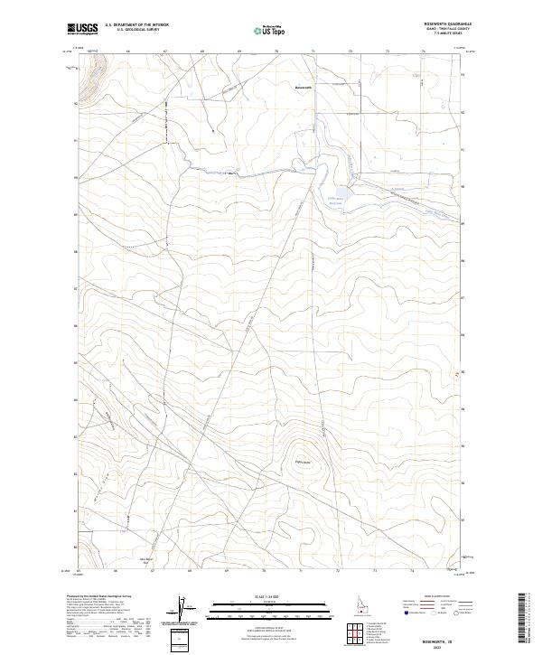 USGS Topographic Map – Roseworth