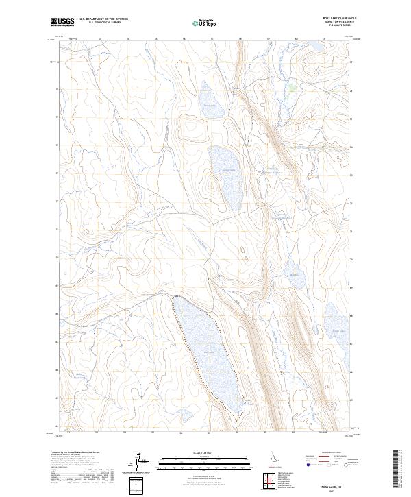 USGS Topographic Map – Ross Lake