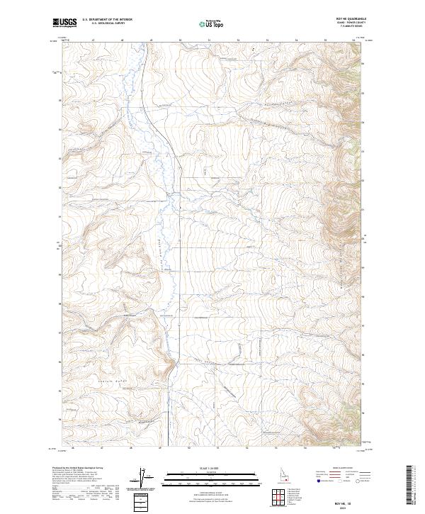 USGS Topographic Map – Roy NE
