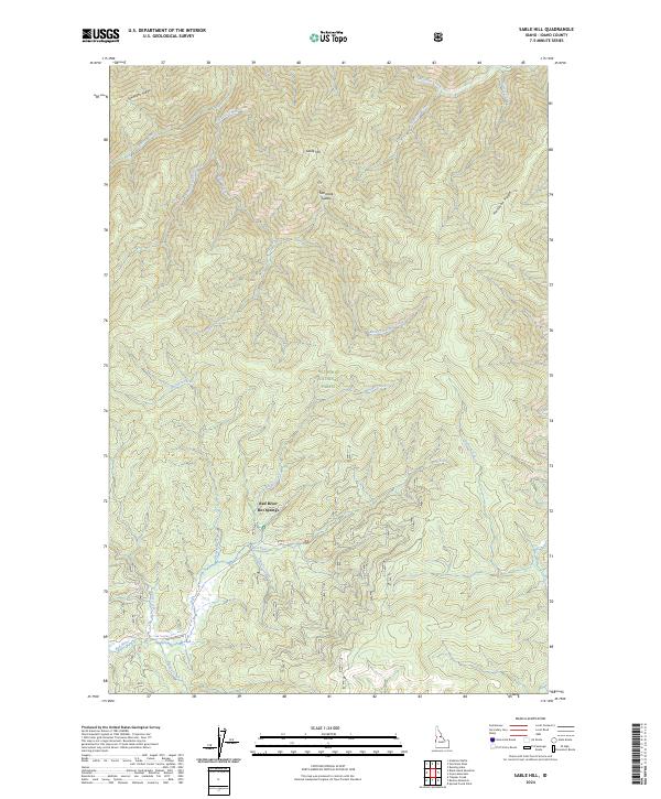 USGS Topographic Map – Sable Hill