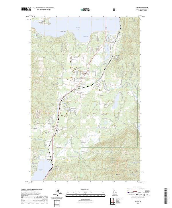 USGS Topographic Map – Sagle