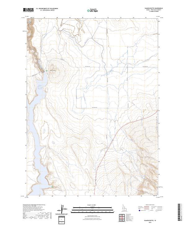 USGS Topographic Map – Salmon Butte