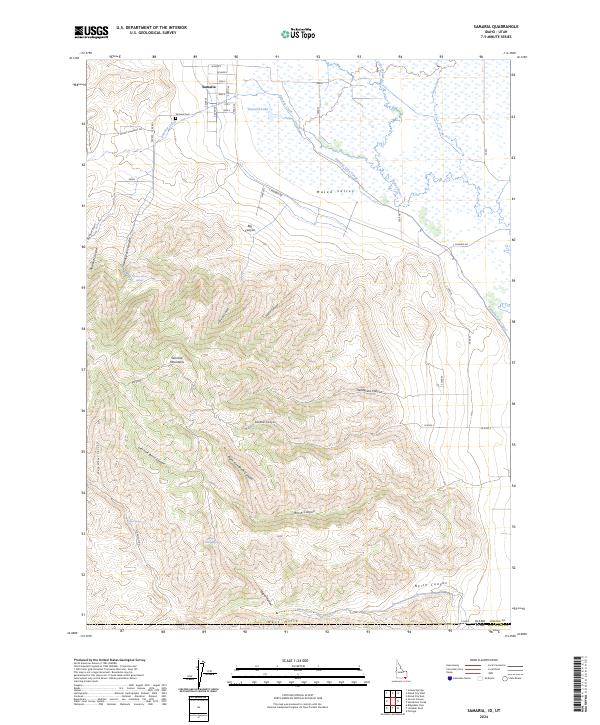 USGS Topographic Map – Samaria